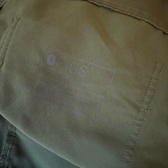 Figs Zamora Maternity Jogger Scrub Pants Army Green Size Small - Picture 6 of 6